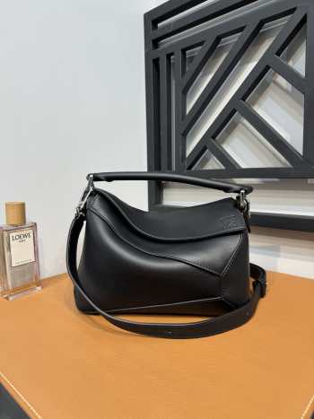 Loewe Mini Puzzle Edge Bag Black 24x10x14cm