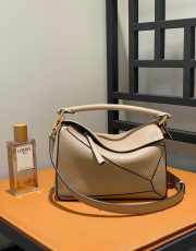 Loewe Mini Puzzle Edge Bag In Beige 24x10x14cm - 1