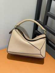 Loewe Mini Puzzle Edge Bag In Beige 24x10x14cm - 6