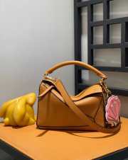 Loewe Mini Puzzle Edge Bag In Brown 24x10x14cm - 1