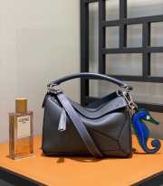 Loewe Mini Puzzle Edge Bag In Blue 24x10x14cm - 1