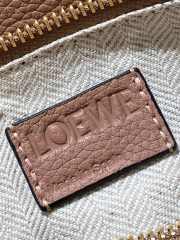 Loewe Mini Puzzle Edge Bag In Pink 24x10x14cm - 4