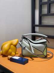 Loewe Mini Puzzle Edge Bag Green & Blue 18x8x12cm - 1