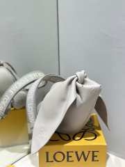 Loewe Bunny Bag In Nappa Calfskin in White 18.5x16x9cm - 1