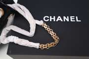 Chanel Mini 2.55 Flapbag In Black With Gold Buckle 15x20x6cm - 5