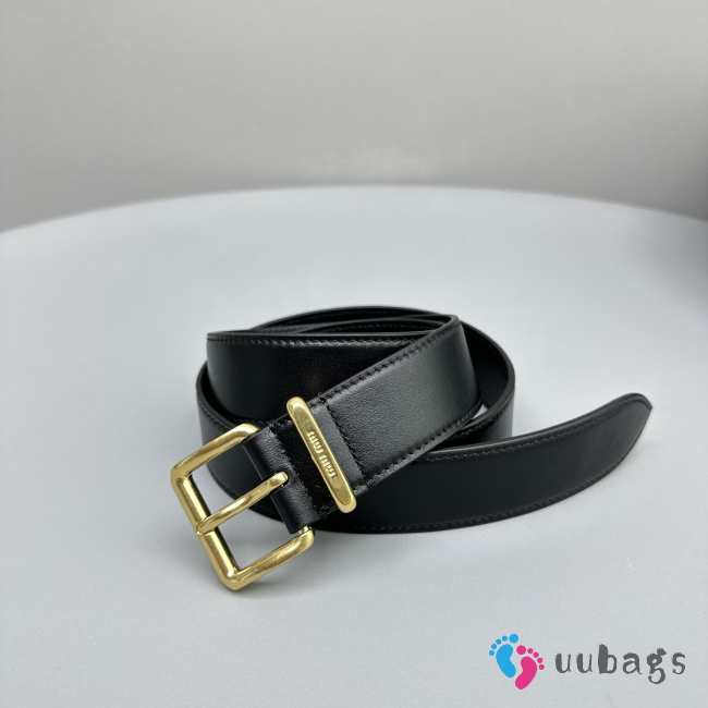 Miu Miu black belt 3cm - 1