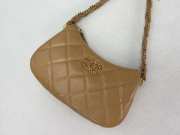 Chanel 23k Hobo Bag Calfskin Brown 23x13x5cm - 3