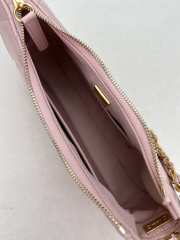 Chanel 23k Hobo Bag Calfskin Pink 23x13x5cm - 3