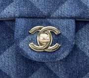 Chanel Denim Printed Belt Bag Dark Blue 20cm - 2