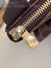 Louis Vuitton Damier Ebene Pochette Melville Crossbody Bag 24x24x5cm - 2