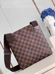 Louis Vuitton Damier Ebene Pochette Melville Crossbody Bag 24x24x5cm - 6