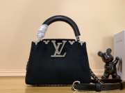 Louis Vuitton M23246 Capucines Mini Bag In Black 21x14x8cm - 6