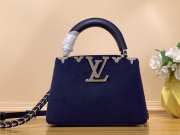 Louis Vuitton M23246 Capucines Mini Bag In Purple 21x14x8cm - 6