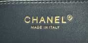 Chanel Flap Bag With Chain Lambskin & Gold-Tone Metal Navie Blue  - 2