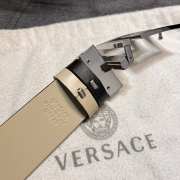 Versace beige Greca leather belt 4cm - 3