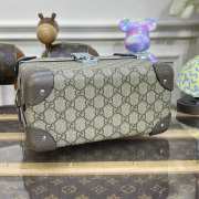 Gucci Globe-Trotter GG Beauty Case GG Canvas In Beige 25x23x12cm - 2