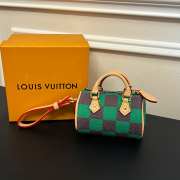 Louis Vuitton Mini Keepall In Green 10×5×6cm - 1