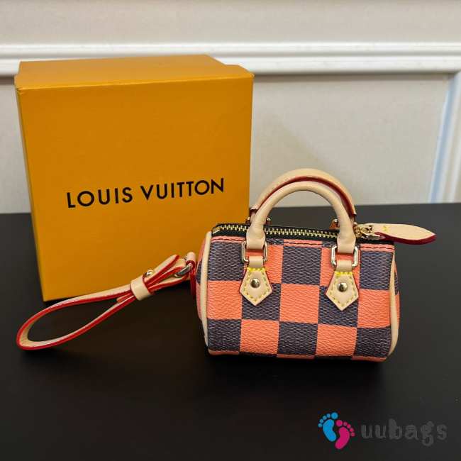 Louis Vuitton Mini Keepall In Orange  10×5×6cm - 1