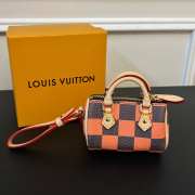 Louis Vuitton Mini Keepall In Orange  10×5×6cm - 1