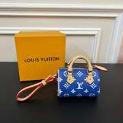 Louis Vuitton Mini Keepall In Blue 10×5×6cm - 1