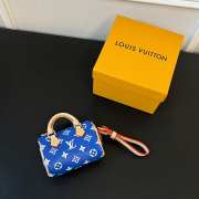 Louis Vuitton Mini Keepall In Blue 10×5×6cm - 6