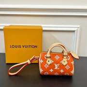 Louis Vuitton Mini Keepall In Orange 02 10×5×6cm - 1