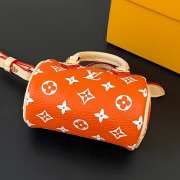 Louis Vuitton Mini Keepall In Orange 02 10×5×6cm - 5