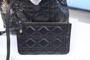 Dior Small Toujours Bag Macrocannage Calfskin In Black - 4