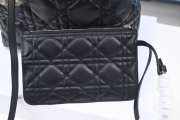 Dior Small Toujours Bag Macrocannage Calfskin In Black - 3