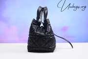 Dior Small Toujours Bag Macrocannage Calfskin In Black - 2