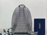 Dior Rider 1947 Backpack In Gray 30x42x15cm - 2