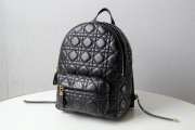 Christian Dior Dioramour Backpack In Black 21.5x31.5x13cm - 1