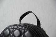 Christian Dior Dioramour Backpack In Black 16x21x8.5cm - 6