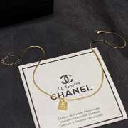 Chanel logo double C gold necklace  - 6