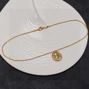 Chanel Coin Gold Necklace - 6