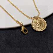 Chanel Coin Gold Necklace - 3