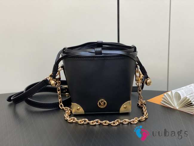 Louis Vuitton M82885 Hobo Bag In Black 11.5x11.5x11.5cm - 1