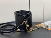 Louis Vuitton M82885 Hobo Bag In Black 11.5x11.5x11.5cm - 5