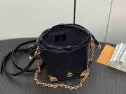 Louis Vuitton M82885 Hobo Bag In Black 11.5x11.5x11.5cm - 2