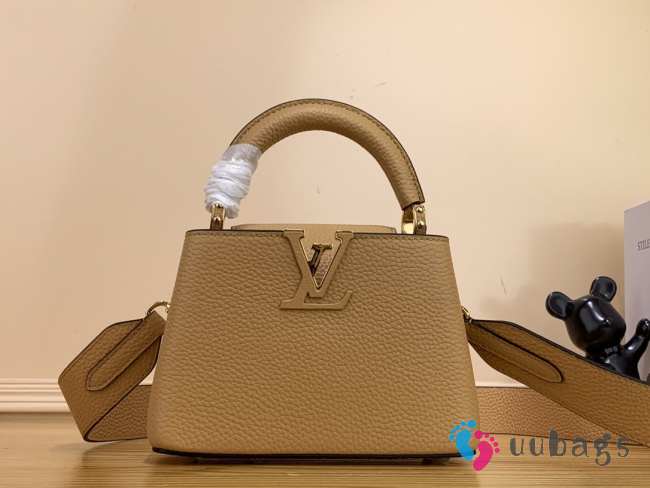 Louis Vuitton M59227 Capucines Mini Bag In Brown 21x14x8cm - 1