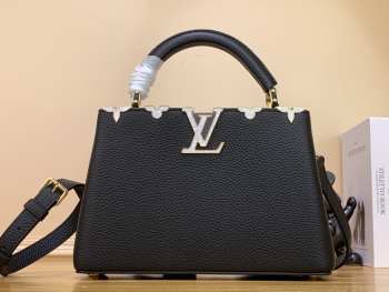 Louis Vuitton M56669 Capucines Mini In Black 27x18x9cm