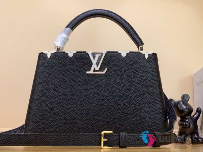 Louis Vuitton M56669 Capucines Mini In Black 31.5x20x11cm - 1