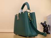 Louis Vuitton M56669 Capucines Mini In Green 27x18x9cm - 3