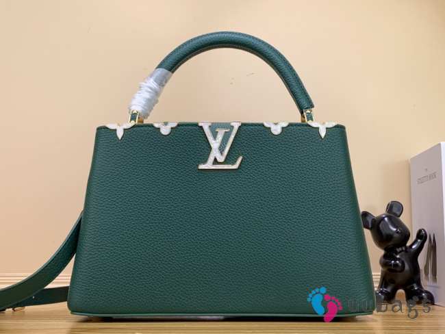 Louis Vuitton M56669 Capucines Mini In Green 31.5x20x11cm - 1