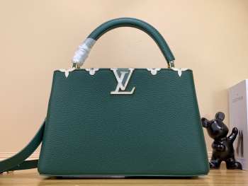 Louis Vuitton M56669 Capucines Mini In Green 31.5x20x11cm