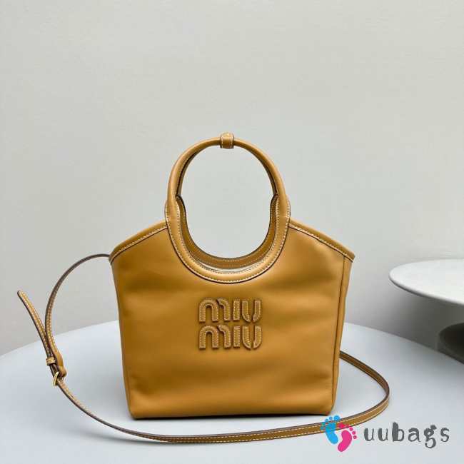 Miu Miu Hobo Tote Bag In Brown 22x11x14cm - 1