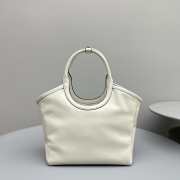 Miu Miu Hobo Tote Bag In White 22x11x14cm - 3