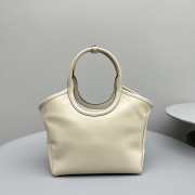 Miu Miu Hobo Tote Bag In Beige 22x11x14cm - 6