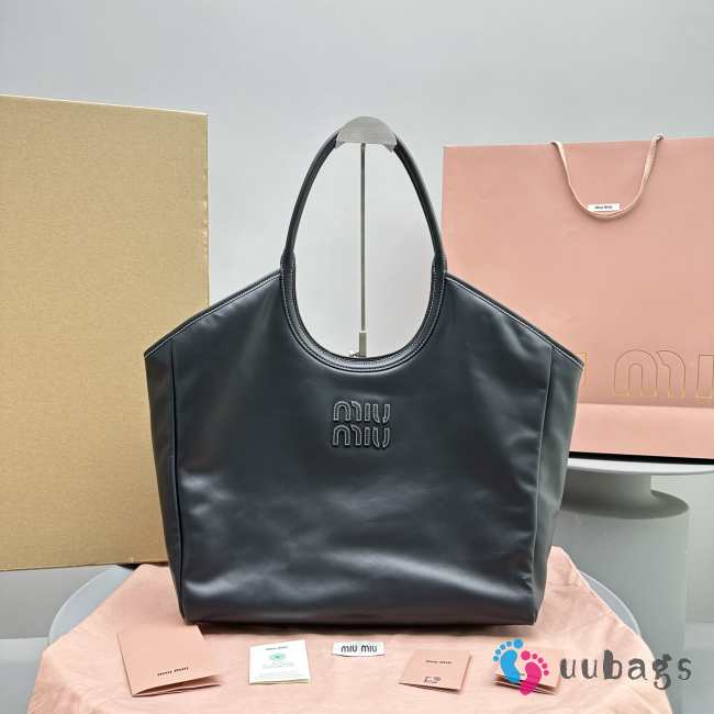 Miu Miu Hobo Tote Bag In Black 38x17x30cm - 1