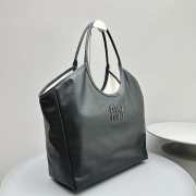 Miu Miu Hobo Tote Bag In Black 38x17x30cm - 6